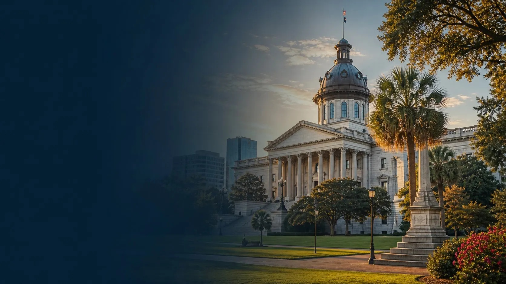 South Carolina State House grounds in Columbia, South Carolina